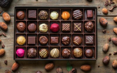 Découvrez l&rsquo;assortiment irrésistible du coffret de chocolats artisanaux